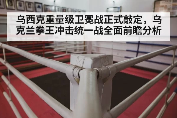 乌西克重量级卫冕战正式敲定,乌克兰拳王冲击统一战全面前瞻分析
